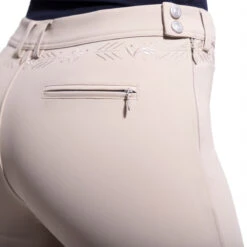 Samshield Women's Jully Knee Patch Breeches -Best Equestrian Shop Sam Jully Sand3