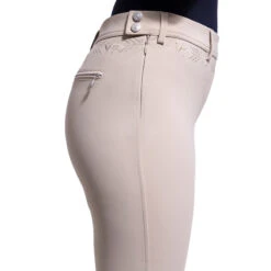 Samshield Women's Jully Knee Patch Breeches -Best Equestrian Shop Sam Jully Sand4