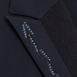 Samshield Women's Frac Crystal Flower Shadbelly 21 Samshield Women's Frac Crystal Flower Shadbelly -Best Equestrian Shop Samshield Frac.Crysta.Flower Navy Detail