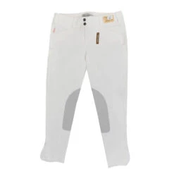 Tailored Sportsman Low Rise Front Zip Trophy Hunter Breeches -Best Equestrian Shop T.Sports 1967 wht gry 2