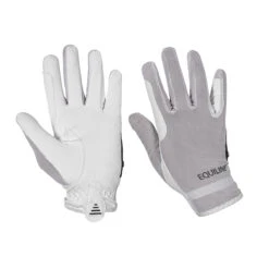 Equiline Summer Riding Glove -Best Equestrian Shop T11235 EQline Summer.Glove White