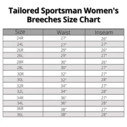 Tailored Sportsman Low Rise Front Zip Trophy Hunter Breeches -Best Equestrian Shop Tailored.Sportsman Womens.Breeches Size.Chart 4e5a2cb6 8600 4004 90d4 32f4cfa9950b