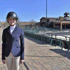 Vestrum Women's Devon Show Coat -Best Equestrian Shop Ves Hunter Navy3
