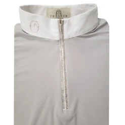 Vestrum Women's Manarola Short Sleeve Show Shirt 14 Vestrum Women's Manarola Short Sleeve Show Shirt -Best Equestrian Shop Vestrum Manarola.SS .Show .Shirt Light.Grey