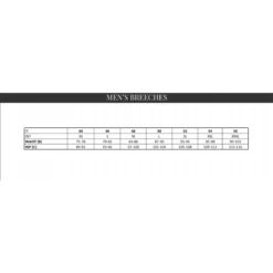 Vestrum Men's San Diego Knee Patch Breeches -Best Equestrian Shop Vestrum Mens.Breeches Size.Guide 117b8085 39aa 4258 abdd e147e4317a4d