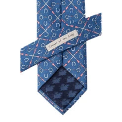 Wild Attire Inc. Cream Of The Crop Blue Silk Tie 5 Wild Attire Inc. Cream Of The Crop Blue Silk Tie -Best Equestrian Shop WIild.Attire.Inc blue silk cream of the crop AL301593