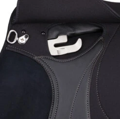 WintecLite Pony All Purpose Saddle With HART -Best Equestrian Shop WL PonyAllPurpose stirrupBar Blk