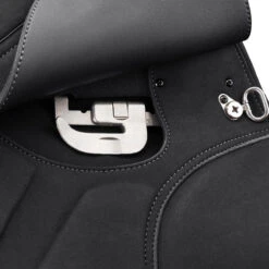 Wintec Isabell Dressage Saddle With HART -Best Equestrian Shop W Isabell AdjustableStirrupBar Blk