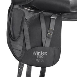 Wintec Pro Wide Dressage Saddle With HART -Best Equestrian Shop W ProWide Dressage GirthingSystem Blk