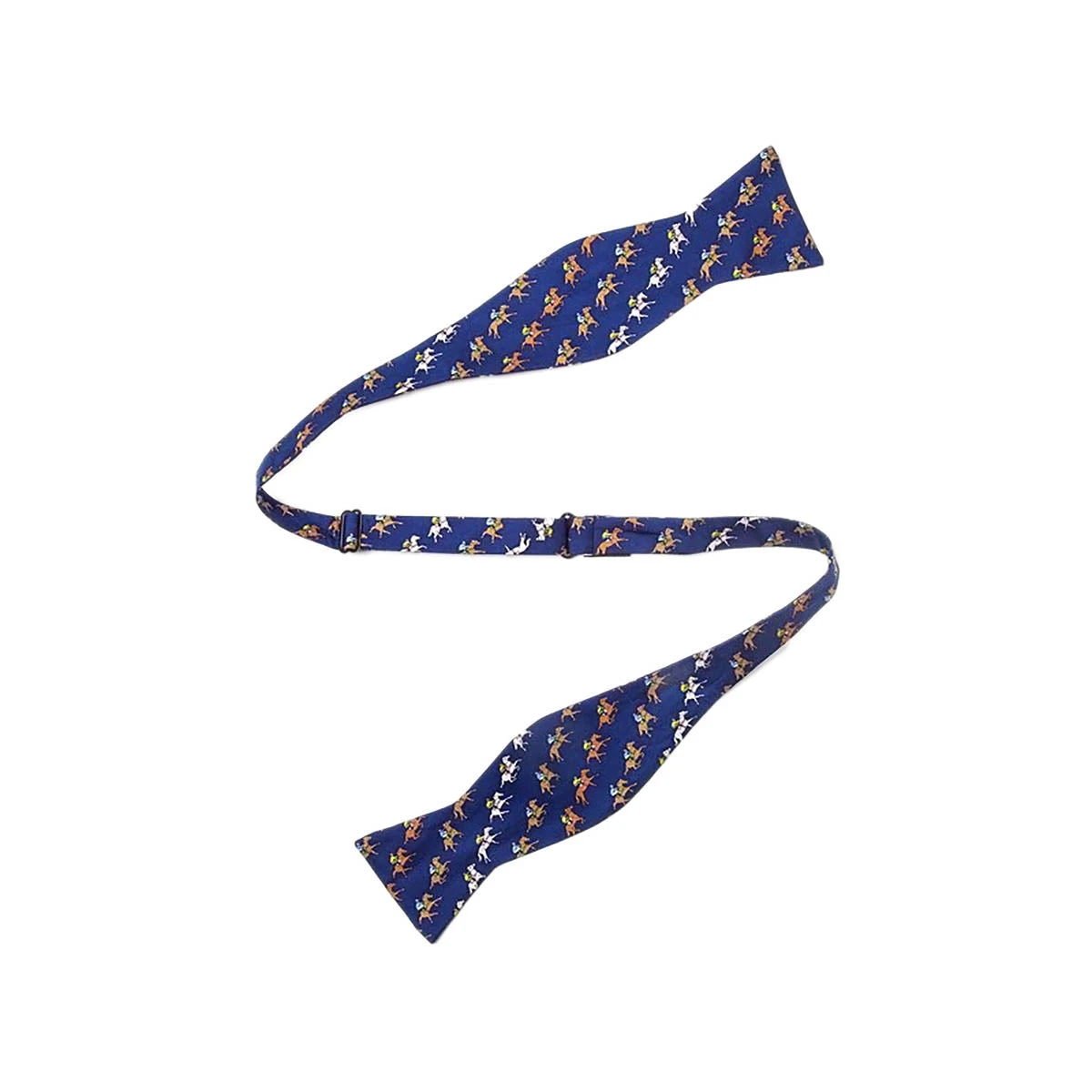 Wild Attire Inc. Win, Place, Show Navy Blue Silk Self-Tie Bow Tie 1 Wild Attire Inc. Win, Place, Show Navy Blue Silk Self-Tie Bow Tie