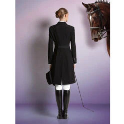 Equiline Women's Marilyn Dressage Tail Coat In X-Cool Evo -Best Equestrian Shop black10 18920.1583545753.1280.1280
