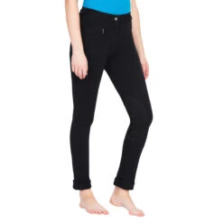 TuffRider Ladies Cotton Jodhpurs -Best Equestrian Shop black 11796.1588622483.1280.1280