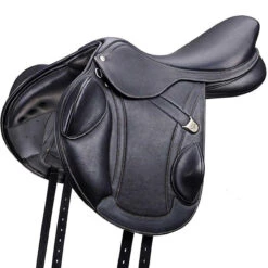 Bates Advanta Saddle With HART 24 Bates Advanta Saddle With HART -Best Equestrian Shop black front 59519.1589998230.1280.1280