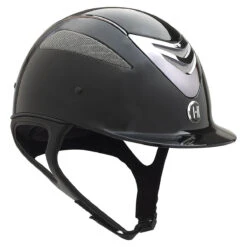 One K Defender Helmet -Best Equestrian Shop black glossy 70814.1590169349.1280.1280