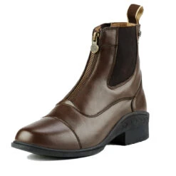 Ovation Quantum Ladies Zip Paddock Boot -Best Equestrian Shop brown front 79527.1588875908.1280.1280