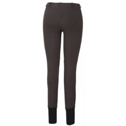 TuffRider Ladies Starter Lowrise Pull On Knee Patch Breeches -Best Equestrian Shop charcoal 23924.1583511668.1280.1280