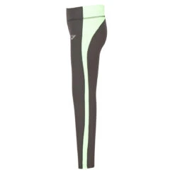 TuffRider Children's Ventilated Schooling Tights -Best Equestrian Shop charcoal neon GREEN3 75805.1583525667.1280.1280