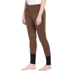TuffRider Ladies Unifleece Pull-On Winter Breeches -Best Equestrian Shop chocolate 81686.1588623837.1280.1280