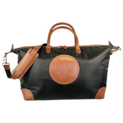 Tucker Tweed Equestrian Tryon Travel Overnight Bag -Best Equestrian Shop dressage front 56136.1587480334.1280.1280