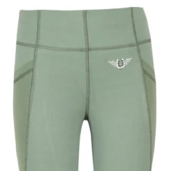 TuffRider Children's Minerva EquiCool Tights -Best Equestrian Shop green2 33553.1587157085.1280.1280