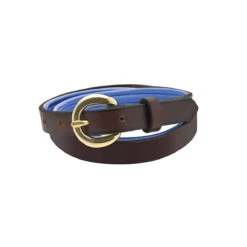 Perri's Padded Leather Belt -Best Equestrian Shop havana blue 22842.1588165776.1280.1280