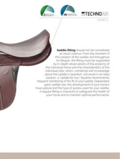 Equiline American Hunter Jumping Saddle -Best Equestrian Shop inside saddle B 01