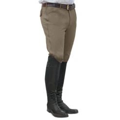 Ovation Men's EuroWeave Front Zip 4-Pocket Knee Patch Breeches 9 Ovation Men's EuroWeave Front Zip 4-Pocket Knee Patch Breeches -Best Equestrian Shop light tan 40541.1588796603.1280.1280