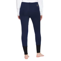TuffRider Ladies Unifleece Pull-On Winter Breeches -Best Equestrian Shop navy3 07209.1588623839.1280.1280
