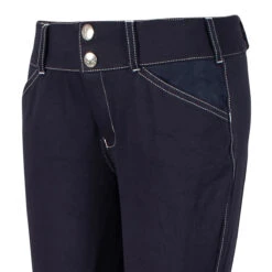 Equine Couture Children's Sportif Natasha Knee Patch Breeches 14 Equine Couture Children's Sportif Natasha Knee Patch Breeches -Best Equestrian Shop navy4 02378.1588624776.1280.1280