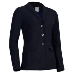Samshield Women's Alix Show Jacket -Best Equestrian Shop navy front 18650.1590696556.1280.1280