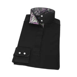 Essex Classics Ladies Paisley “Dusk” Black Jumper Performance Show Shirt