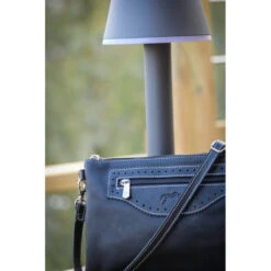 Penelope Emma Handbag -Best Equestrian Shop pochette penelope crantee noir 2