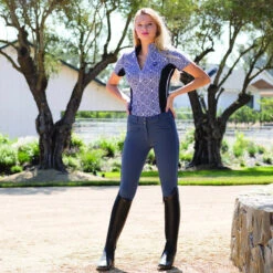 Goode Rider Full Seat Miracle Breech -Best Equestrian Shop slateblue2 26276.1588968555.1280.1280