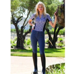 Goode Rider Full Seat Miracle Breech -Best Equestrian Shop slateblue 28674.1588968554.1280.1280