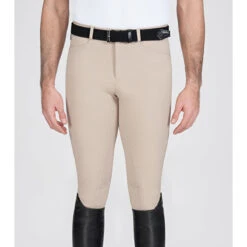 Equiline Men's Grafton Knee Patch Breech -Best Equestrian Shop tan4 81796.1585165985.1280.1280