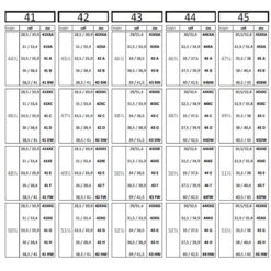 Tucci Sofia Tall Boots -Best Equestrian Shop tuccisofiasizechart