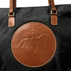 Tucker Tweed Devon Day Bag -Best Equestrian Shop tucker tweed equestrian devon day bag dressage blk chstnut 2