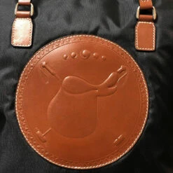 Tucker Tweed Devon Day Bag -Best Equestrian Shop tucker tweed equestrian devon day bag polo blk chstnut 2