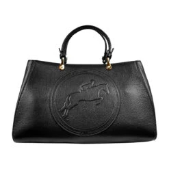 Tucker Tweed Equestrian Sedgefield Legacy Handbag -Best Equestrian Shop tucker tweed sedgefield legacy hunter jumper leather handbags black