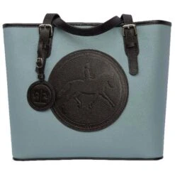 Tucker Tweed Equestrian James River Carry All Bag 30 Tucker Tweed Equestrian James River Carry All Bag -Best Equestrian Shop tucker tweed the james river carry all dressage leather handbags sky dark chocolate